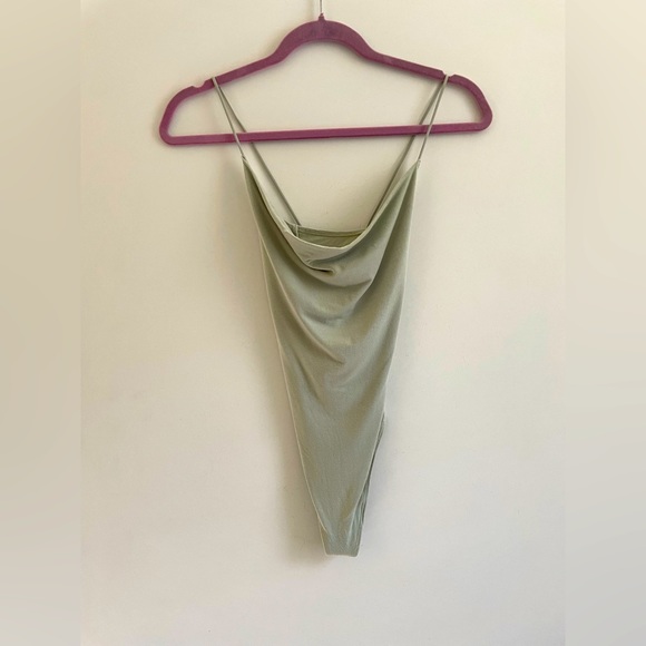 A&F mint green strappy bodysuit tank (sz xs) - Picture 1 of 3